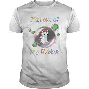 Unicorn Corona Stay Out Of My Bubble Shirt